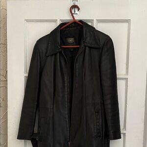 Laurence Roy Black Leather women 's Jacket